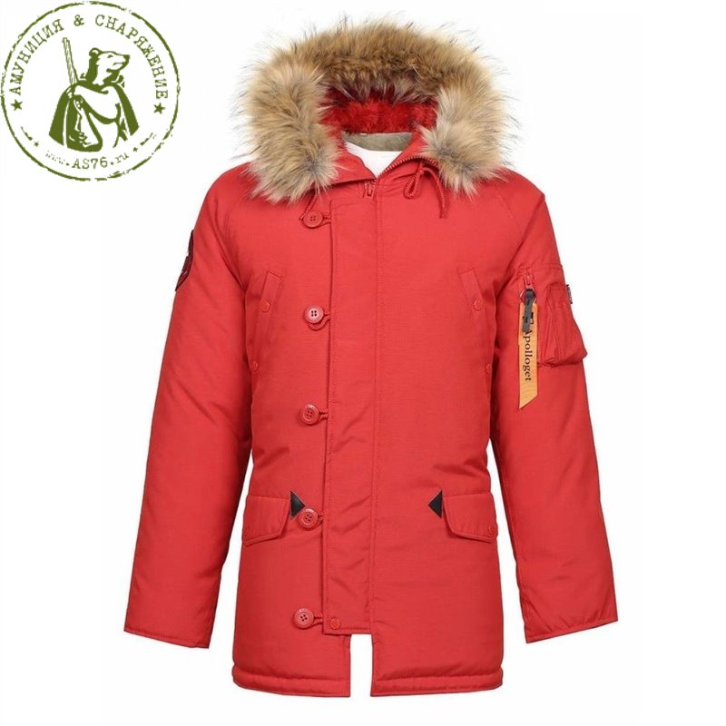 Куртка Apolloget N3B Аляска Oxford Simply/Red