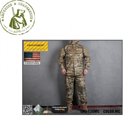 Костюм Emerson Field Tactical Shirt Pants R6 Uniform Set, Multicam