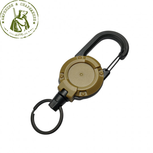 Брелок карабин страховочный шнур