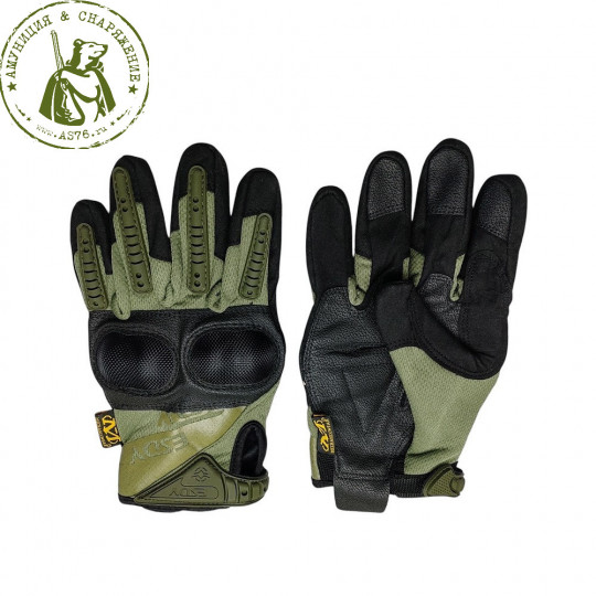 Перчатки тактические с защитой костяшек Mechanix Esdy Oliva реплика