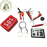 Набор выживания SOS красный