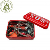 Набор выживания SOS красный