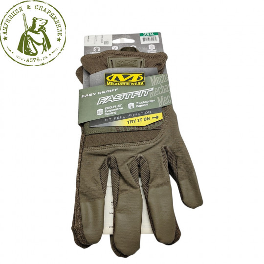 Перчатки Mechanix Wear FastFit TAB Glove, Olive