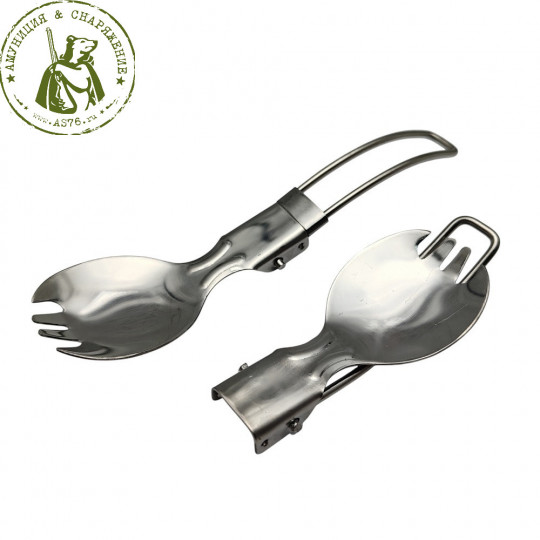 Ложка складная сталь кемпинговая