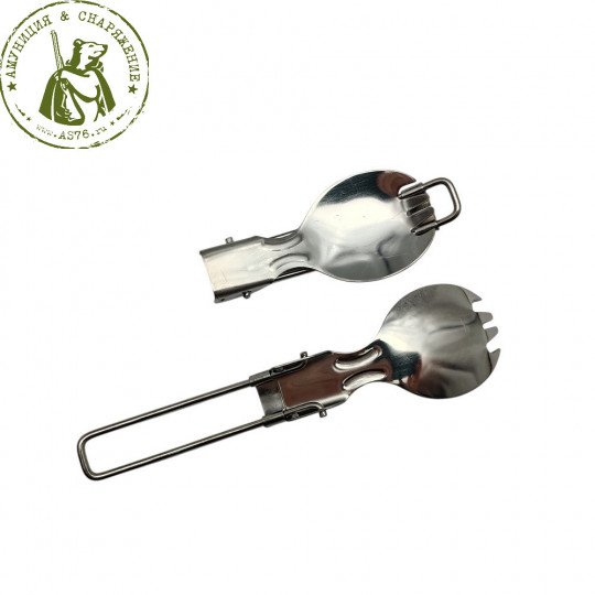 Ложка складная сталь кемпинговая