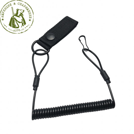 Шнур витой страховочный черный