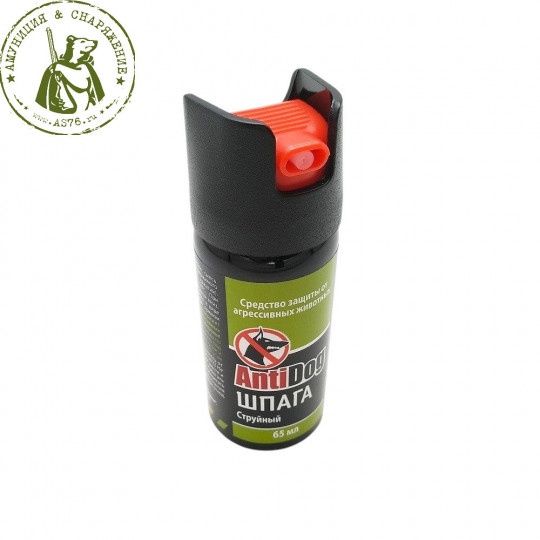 Баллончик перцовый Antidog Шпага от агрессивных животных 65 мл