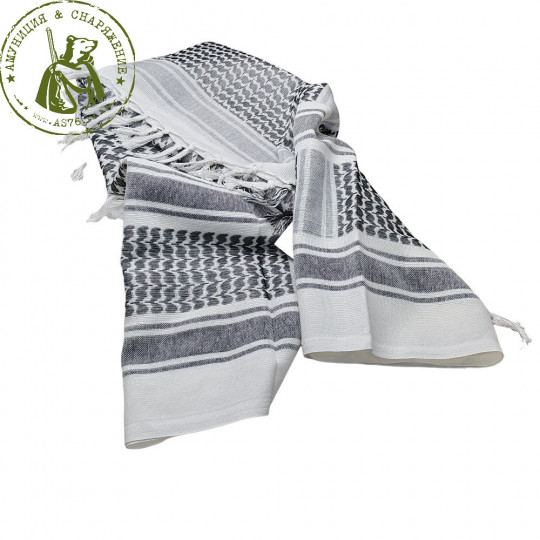 Арафатка, шемаг Белая-Черная