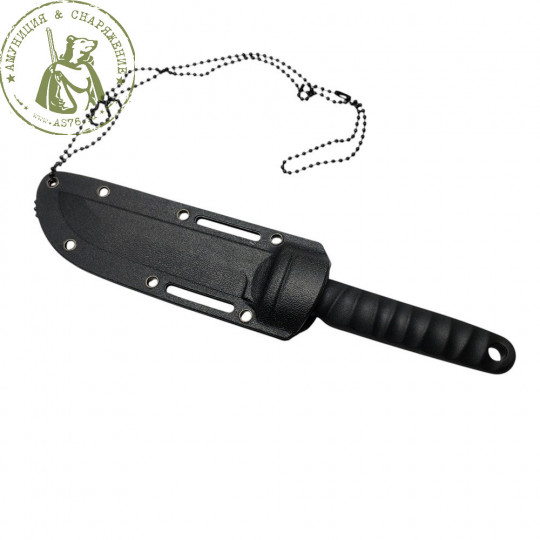 Нож с фиксированным лезвием 9CR18 ножны пластик