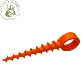 Колышек для палатки с резьбой оранжевый